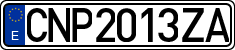 License plates of Spain, Official and military plates