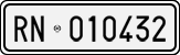 License plate of Italy, Cars (1927 year series)