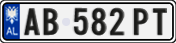License plate of Albania, Cars (2011)