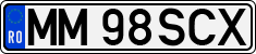 License plate of Romania, Regular plates