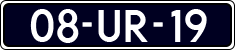 License plate of the Netherlands, Cars