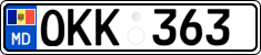 License plate of Moldova, Cars (2015)