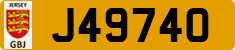 License plate of Jersey, Regular plates (J123456)