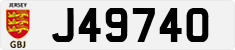 License plate of Jersey, Regular plates (J123456)
