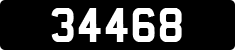 License plate of Guernsey, Regular plates