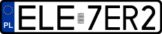 License plates of Poland, Regular car plates