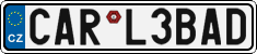 License plate of the Czech Republic, Vanity Plates