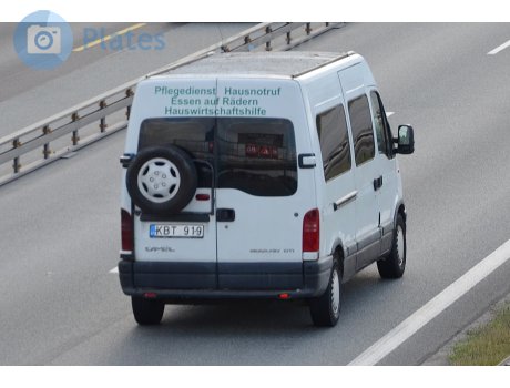 KBT 919, Opel Movano