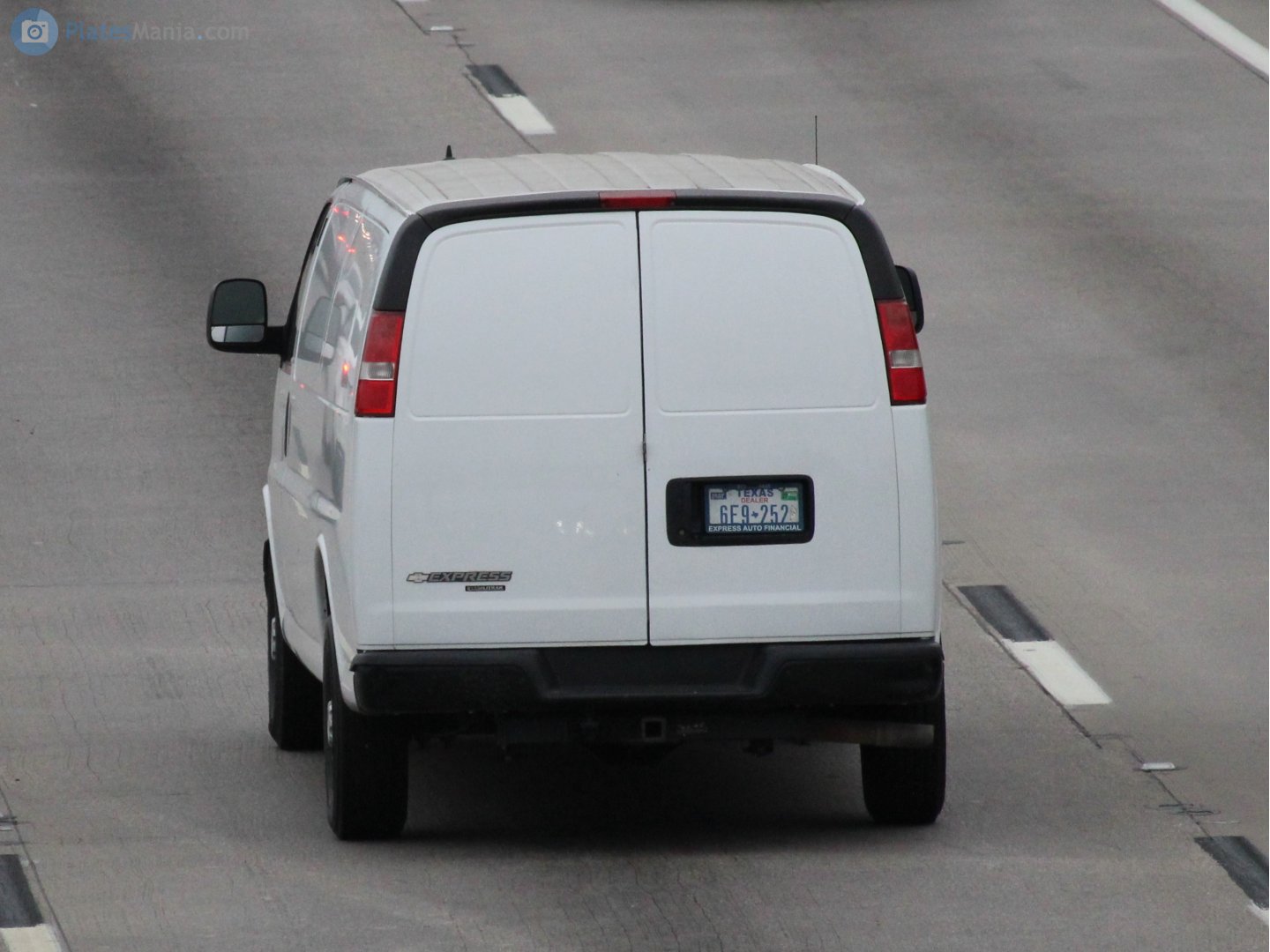 6E9-252, Chevrolet Express 1st gen (GMT610), facelift, 2002–