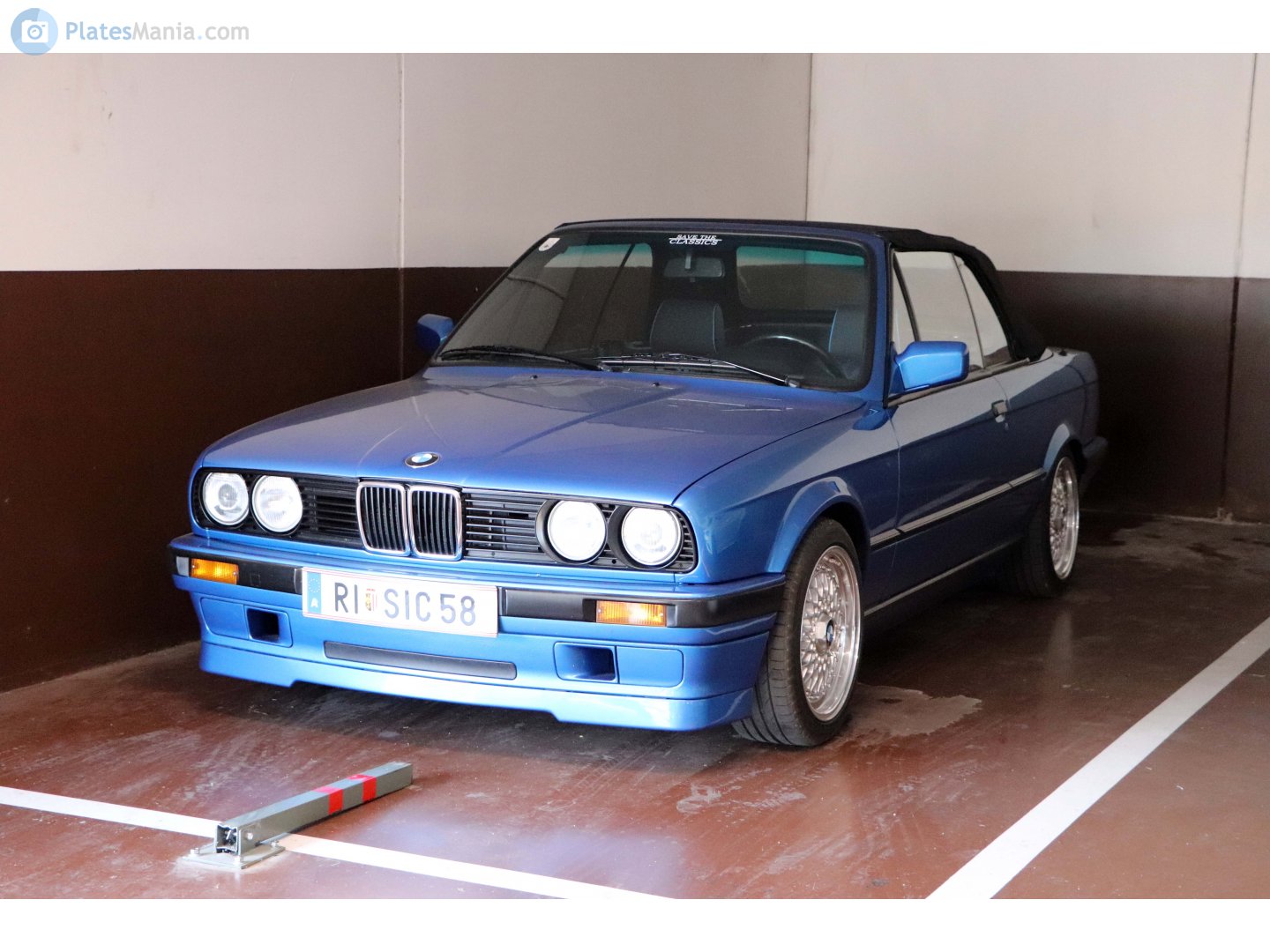 RI SIC 58, BMW 3 Series 2nd gen Convertible (E30), 1985–1994