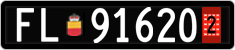 License plate of Liechtenstein, Provisional