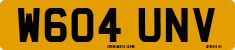 License plate of the United Kingdom, 1983 year system