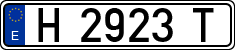 License plates of Spain, 1971 year series