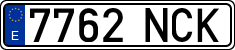 License plates of Spain, Ordinary (2000)