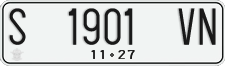 License plate of Indonesia, Regular plates