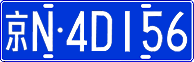 License plate of China, Cars