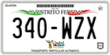 Mexico City (DF), Cars (000-AAA)