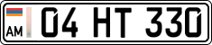 License plate of Armenia, Private owners