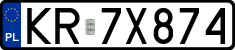 License plates of Poland, Regular car plates