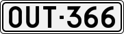 License plate of Finland, Cars