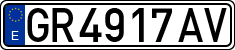 License plates of Spain, 1971 year series