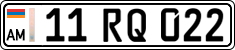 License plate of Armenia, Private owners