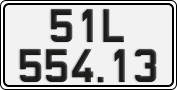 License plate of Vietnam, Cars