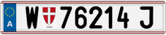 License plate of Austria, Regular plates