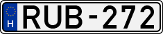 license plates of Hungary, Cars (1990)