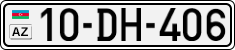 License plate of Azerbaijan, Cars