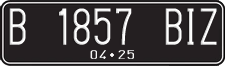 License plate of Indonesia, Regular plates
