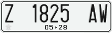 License plate of Indonesia, Regular plates