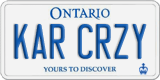 Ontario, Vanity Plates