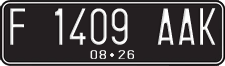 License plate of Indonesia, Regular plates