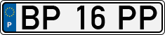 License plate of Portugal, Regular plates