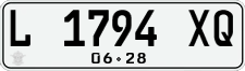 License plate of Indonesia, Regular plates