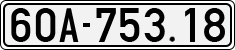 License plate of Vietnam, Cars