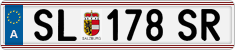License plate of Austria, Regular plates