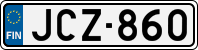 License plate of Finland, Cars