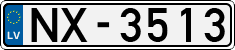 License plate of Latvia, Regular car plates