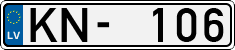 License plate of Latvia, Regular car plates