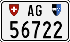 License plate of Switzerland, Cars