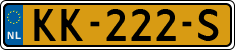 License plate of the Netherlands, Cars