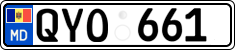 License plate of Moldova, Cars (2015)