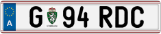 License plate of Austria, Regular plates
