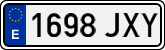 License plates of Spain, Ordinary (2000)