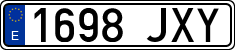 License plates of Spain, Ordinary (2000)