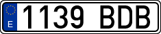 License plates of Spain, Ordinary (2000)
