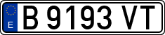 License plates of Spain, 1971 year series