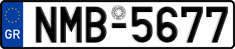License plate of Greece, Cars